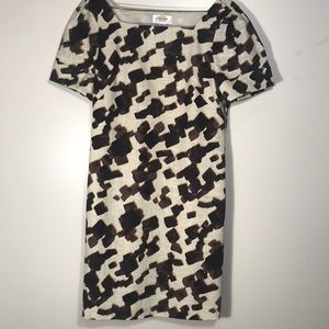 Talbots linen print dress